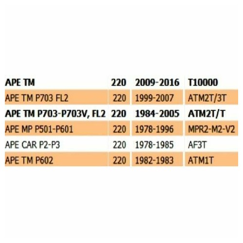 Stelo per ingranaggio Piaggio Ape MP...