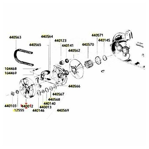 Campana frizione Piaggio Puch P1 e...