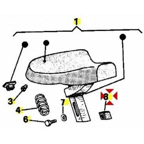 Blocchetto sella monoposto per...
