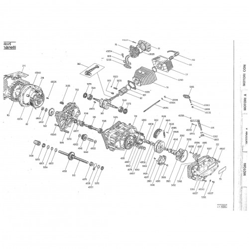 Carter frizione Minarelli V1 a pedali