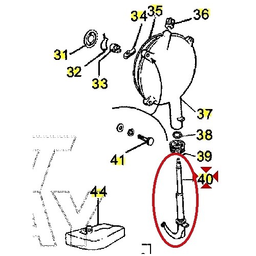 Leva comando frizione Vespa PX T5...