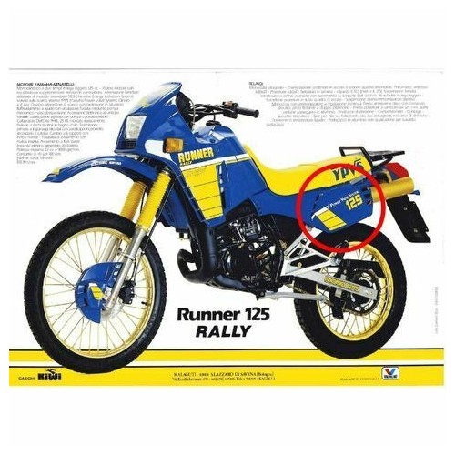 Kit adesivi fianco sinistro Malaguti...