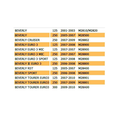 Fiancata sinistra Piaggio Beverly dal...