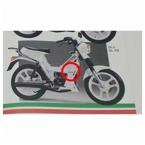 Adesivo fianco laterale destro Motron...