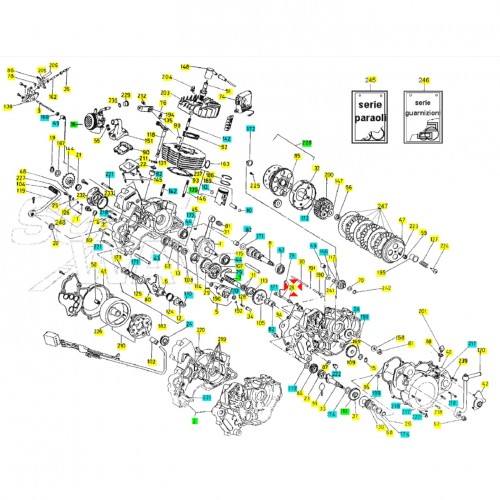 Asta fissa 1 2 marcia Morini G30...