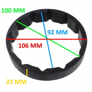 Gomma frizione esterna... 2