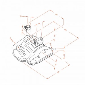 Scarico Vespa PE 200 Sito 2