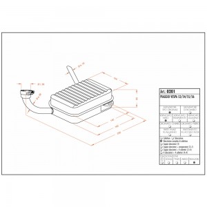 Marmitta Vespa 125 dal 53... 2