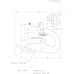 Marmitta Ape 50 Leovince 4221 2