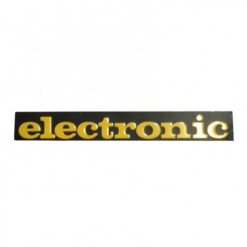 Targhetta scritta electronic per...