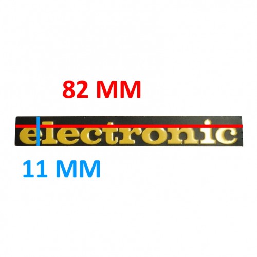 Targhetta scritta electronic per...