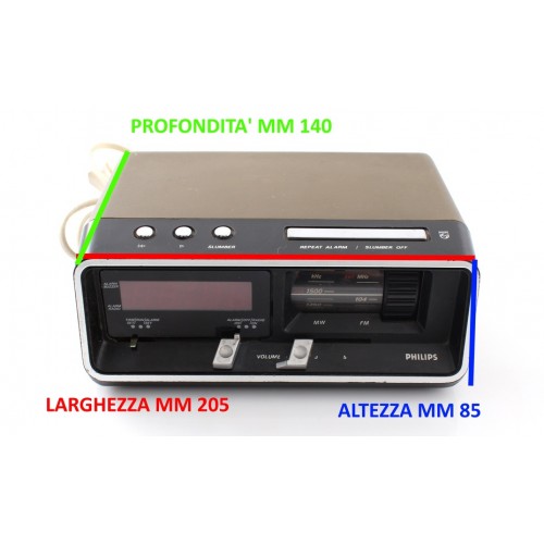 Sveglia Philips Musiclock 90 epoca