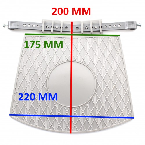 Paraspruzzi posteriore al parafango...