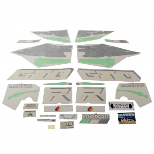 Kit adesivi Motron GTO R carena rossa