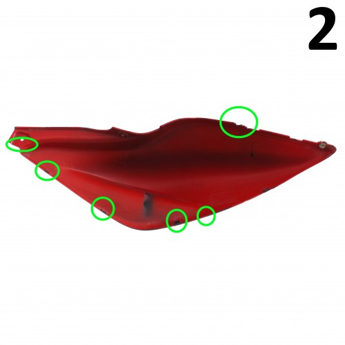 Carena posteriore destra per Yamaha...