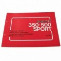 Catalogo ricambi Ducati 350 e 500 Sport