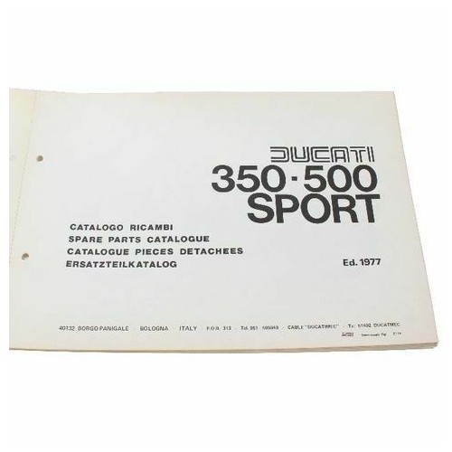 Catalogo ricambi Ducati 350 e 500 Sport