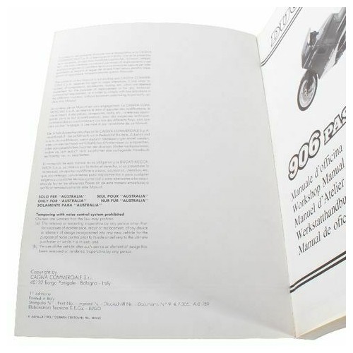 Manuale officina prima edizione...