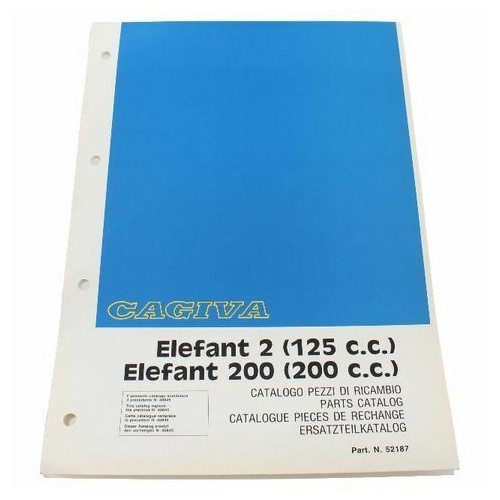 Catalogo ricambi Cagiva Elefant 2 125...