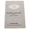 Manuale uso e manutenzione Gilera Nettuno 250