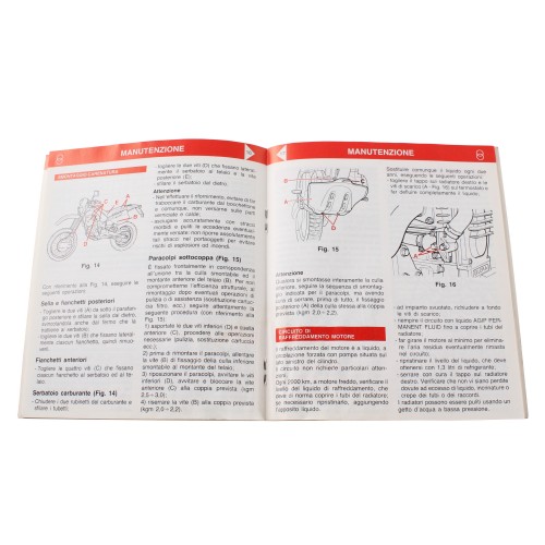 Manuale uso e manutenzione Gilera RC...