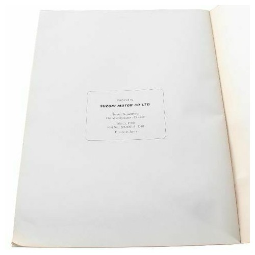 Dati di servizio Suzuki GS 250 1000 e...