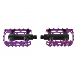 Coppia pedali ciclo MTB viola