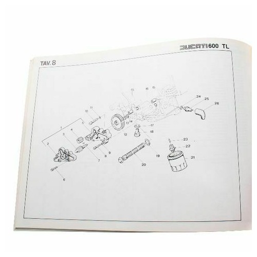 Catalogo ricambi Ducati 600 TL Pantah