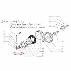 Funghetto frizione Garelli Vip 2