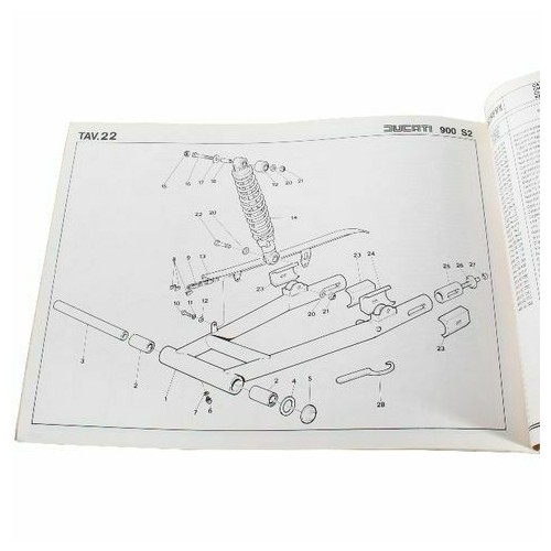 Catalogo ricambi Ducati 900 S2 Desmo