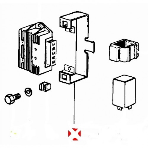 Staffa supporto regolatore di...