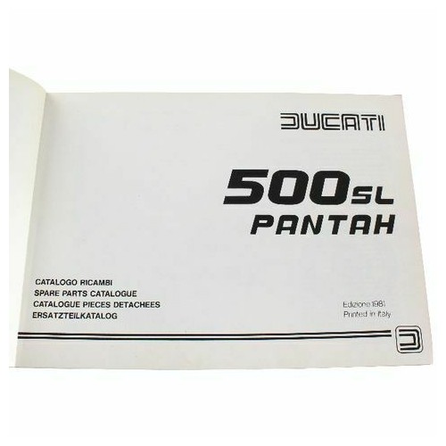 Catalogo ricambi Ducati 500 SL Pantah