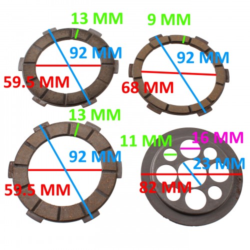 Kit dischi frizione Franco Morini MO3...