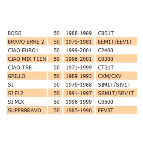 Kit masse variatore Piaggio Ciao Boss...