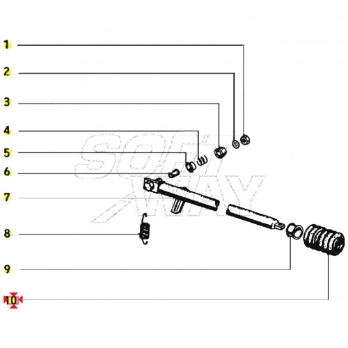 Soffietto asta cambio Ape Car Poker TM