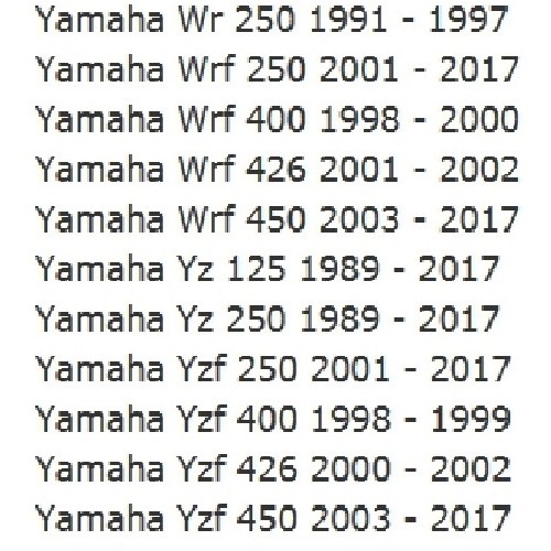 Cerchio posteriore con 36 fori...