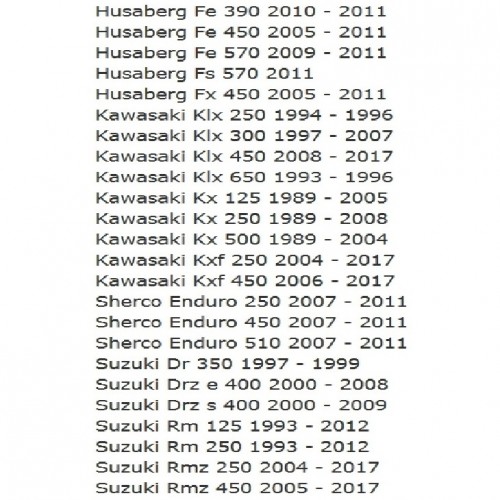 Cerchio posteriore con 36 fori...