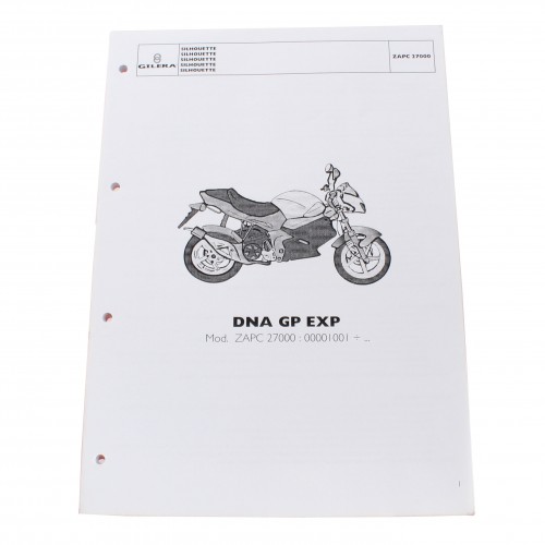 Catalogo ricambi Gilera DNA 50 GP EXP