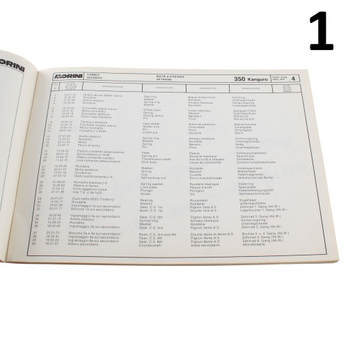 Catalogo ricambi Moto Morini Kanguro...