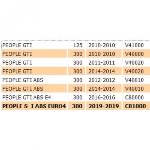 Filtro aria Kymco People