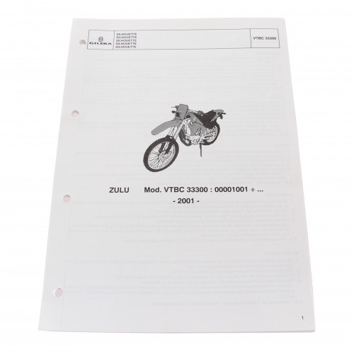 Catalogo ricambi Gilera Zulu