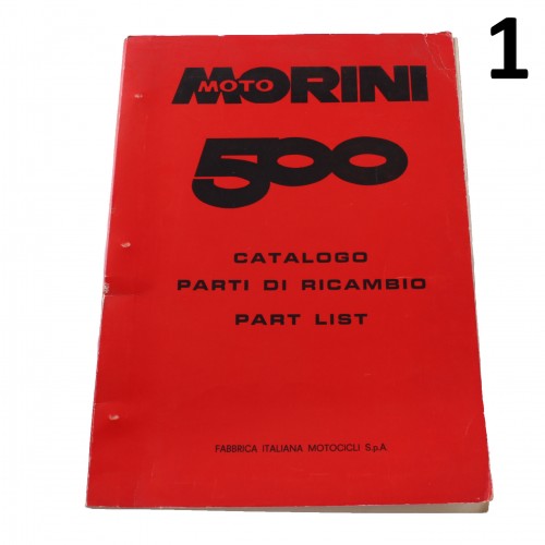 Catalogo ricambi Moto Morini 500 W 5V