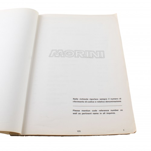 Catalogo ricambi Moto Morini 125 H 6...