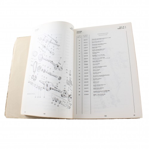 Catalogo ricambi Moto Morini 125 H 6...