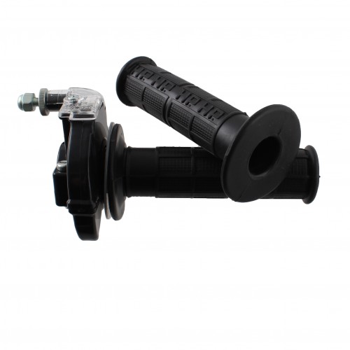 Comando gas con manopole in gomma moto