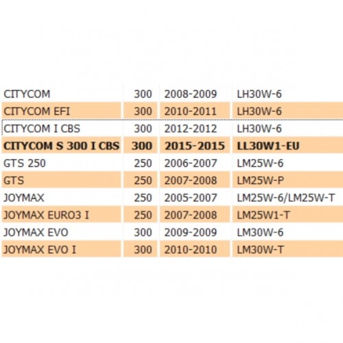 Cavo chiusura gas Sym Citycom GTS Joymax