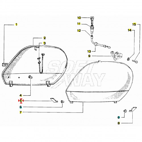 Cerniera anteriore sportello destro...