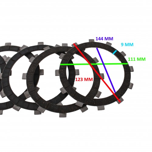 Kit dischi frizione Kawasaki RX 125 -...