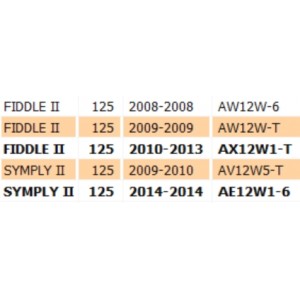 Corda freno posteriore Sym... 2