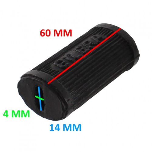 Gomma pedale cambio Gilera Giubileo